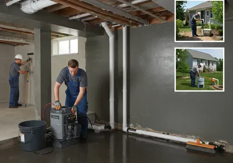 Basement Waterproofing and Flood Prevention process in Midway, AR